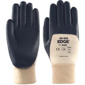 Darba cimdi metinātāju Ansell Edge 40-400/070, pieaugušajiem, bēša krās., 7