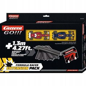 Automobilių trasos prailginimas Carrera GO!!! Formula Racer, juoda sp.