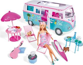 Автомобиль для куклы Simba Steffi Love Hawaii Camper, многоцветный