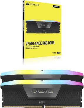 Operatyvioji atmintis (RAM) Corsair Vengeance RGB CMH16GX5M2B5200C40, DDR5, 2 x 8 GB, 5200 MHz