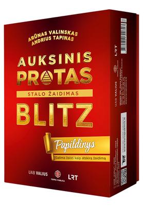 Stalo žaidimo papildymas Auksinis Protas. BLITZ