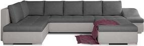 Kampinė sofa Giovanni Soro 93, Soro 83, tamsiai pilka sp., dešininė, 200 x 340 cm x 88 cm