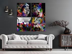 Reprodukcija Artgeist Wildness And Beauty DKNW0673-80X80PWD, 80 cm x 80 cm