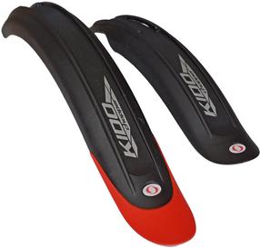 Dubļu sargs Simpla Kido Chopper GRIP187 MUDG182, plastmasa, melna krās./sarkana krās., 20", 2 gab.