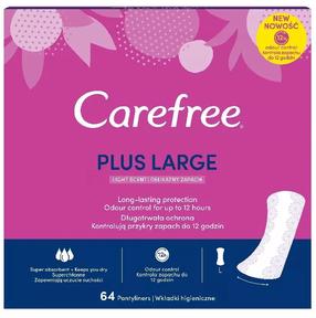Гигиенические прокладки Carefree Light Scent, Plus Large, 64 шт.