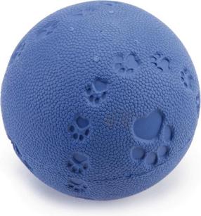 Žaislas šuniui, kamuoliukas Beeztees Rubber Ball 625953, 7.5 cm, Ø 7.5 cm, mėlyna sp.