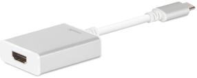 Adapter Fusion Accessories Multimedia Type-C to HDMI HDMI, USB Type-C, valge v./hõbe v.