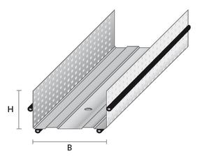 Karkass Profiline HP66/37, HP, 3 m, 66 mm x 37 mm