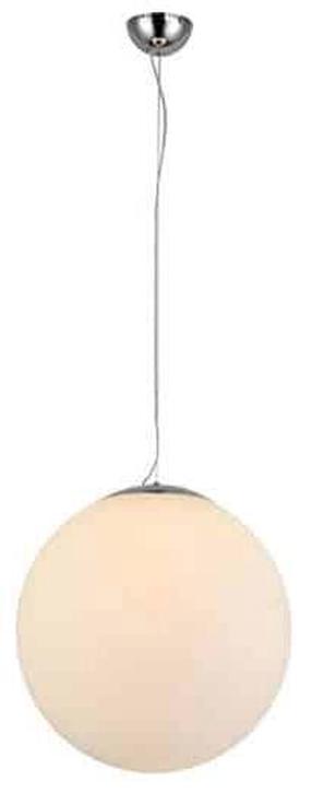 Светильник навесной AZzardo Ball AZ2516, E27, 1 x 40 Вт, белый цв. / хромовый цв., 30 x 30 см