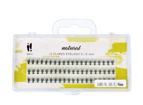 Mākslīgās skropstas Ibra Naturals, 0.8 cm, melna krās.