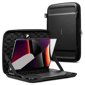 Klēpjdatoru soma Spigen Rugged Armor Pouch Pro, melna krās., 14"