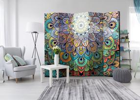 Fototapetas Artgeist Colourful Stained Glass II Paravent1301J, 172 cm x 225 cm