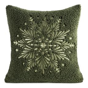 Dekoratyvinės pagalvėlės užvalkalas PSWA-283, tamsiai žalia sp., 45 cm x 45 cm
