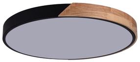 Valgusti lagi CristalRecord Taoro, LED, 3000 - 6000 °K, must v./puidu v. / must v., 51 x 51 cm