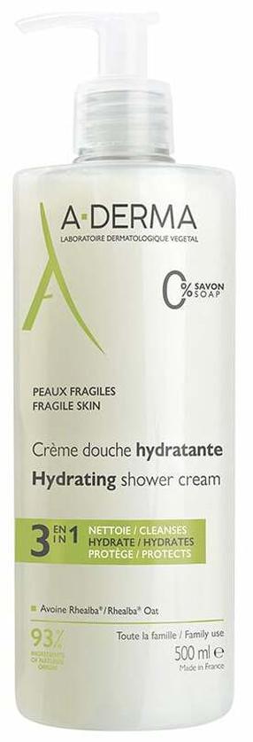 Kūno prausimosi želė A-Derma Hydrating, 500 ml