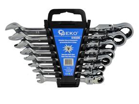 Narrega kombineeritud mutrivõtmete komplekt Geko G10338, 8 - 22 mm