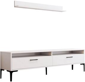 Sekcija Kalune Design Istanbul 845HCT3102, balta sp., 35 cm x 180 cm x 47 cm