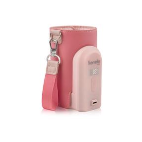 Pudeļu sildītājs Lionelo Thermup Go Evo, rozā krās., 1 l, 8 cm x 10 cm