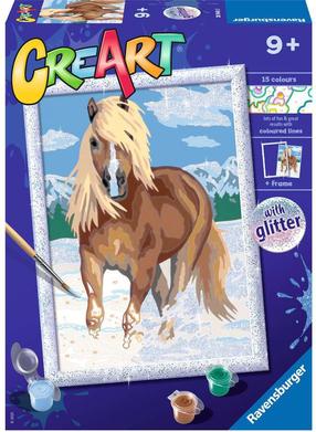 Картина по номерам Ravensburger CreArt Paint by Numbers - The Royal Horse, многоцветный