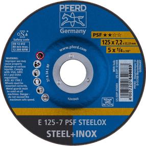 Slīpēšanas disks Pferd 62012640, 125 mm x 22.23 mm