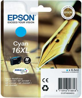 Tintes printera kasetne Epson C13T16324012, zila krās., 6.5 ml