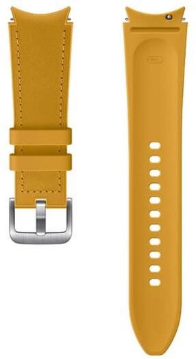 Siksniņa Samsung, Hybrid Leather Strap Samsung Galaxy Watch 4 46mm M/L, brūna krās.
