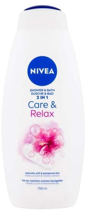 Kehapesugeel Nivea Care & Relax, 750 ml