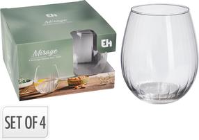 Klaaside komplekt, klaas, 0.440 l, 4 tk