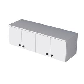 Pakabinama spintelė Kalune Design EA143, balta sp., 119.6 cm x 37.5 cm x 43.6 cm