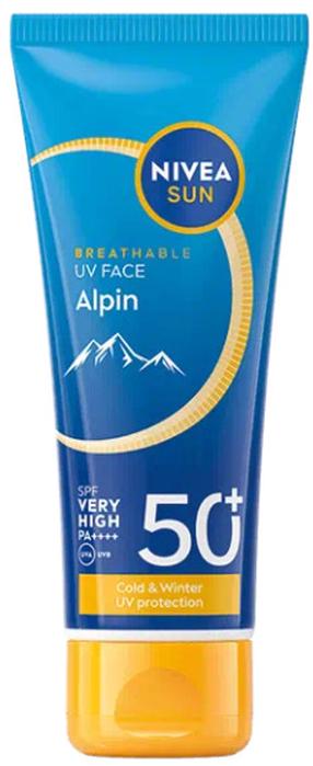 Päevituse hoolduskreem tooted näole Nivea Sun Alpin Protective SPF50+, 40 ml
