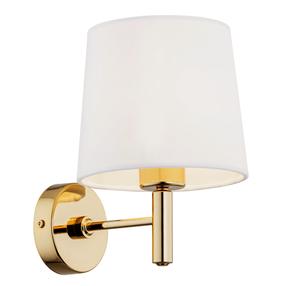 Lampa sienas Argon Ponte Plus 4728, E27, 1 x 15 W, balta krās. / zelta krās., 18 x 16 cm
