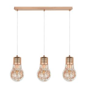 Lampa karināms Britop 2810313, E27, 3 x 20 W, vara krās. / vara krās.