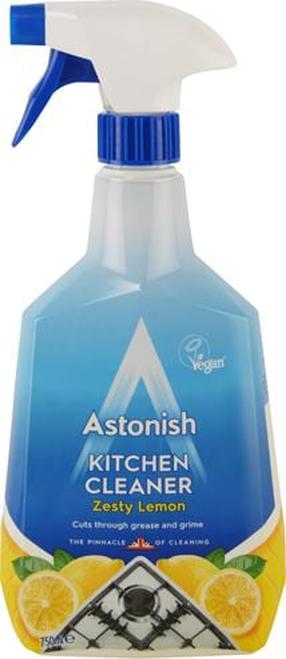 Tīrīšanas līdzeklis Astonish Kitchen Cleaner Lemon, tauki, 0.75 l