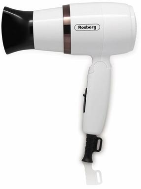Plaukų džiovintuvas Rosberg R51100J White, 1600 W, balta sp.