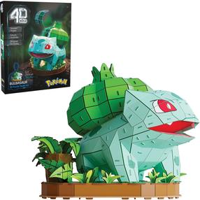 Konstruktors Spin Master Pokemon Bulbasaur, 195 gab., daudzkrāsaina