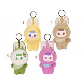 Плюшевая игрушка, брелок для ключей Bunny Costume, (цвет/дизайн выбирается случайным образом), 14 см