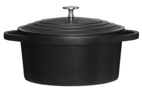 Kастрюля Maku Kitchen Life, Ø24 см, 4.6 л, черный цв.