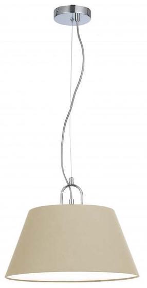 Šviestuvas kabinamas GTV Kasel 6274 OS-KAS2-05-DEC, E27, 1 x 40 W, kreminė sp. / chromo sp., 60 x 60 cm