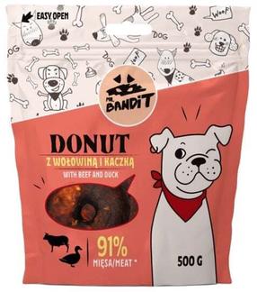 Лакомство для собак Mr. Bandit Donut Beef&Duck, говядина/мясо утки, 0.5 кг