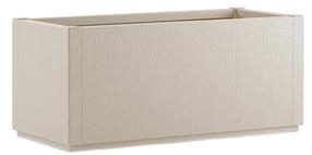 Gėlių lovelis Stefanplast Etnica 68500, plastikinis, 80 cm x 36 cm, balta sp.