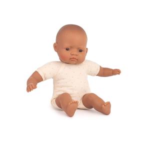 Lėlė - kūdikis Miniland Hispanic, 32 cm, ruda sp.