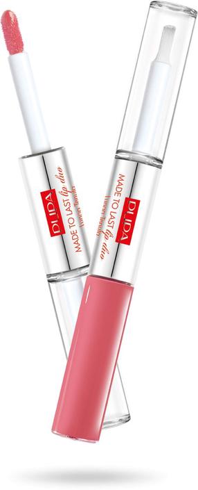 Lūpų blizgis Pupa Made To Last Lip Duo, 8 ml, šviesiai rožinė sp., 009 sweet pink