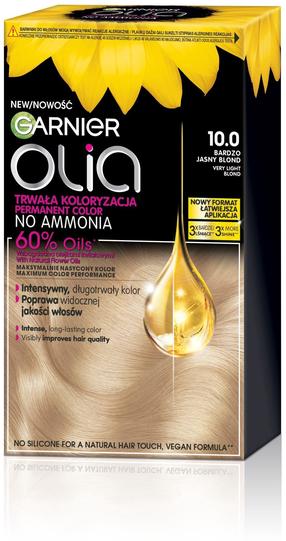 Plaukų dažai Garnier Olia, very light blond sp., 10.0, 174.0 ml