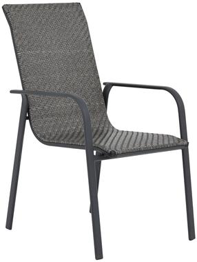 Lauko kėdė Patio Columbus, pilka sp., 57 cm x 69 cm x 94 cm