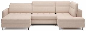 Kampinė sofa Berrto Toscany 18, smėlio sp., kairinė, 165 x 306 cm x 100 cm