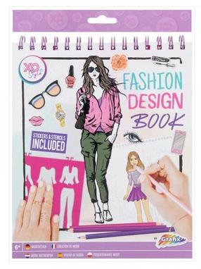 Набор для творчества Grafix Fashion Design Book, многоцветный