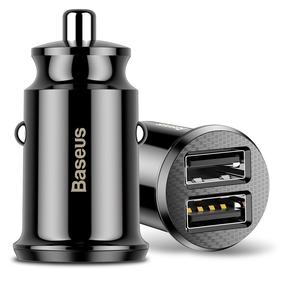 Автомобильное зарядное устройство Baseus, USB 3.0, черный цв.