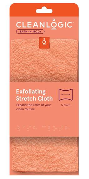Массажная мочалка Cleanlogic Bath & Body Exfoliating Cloth, 45 см x 22 см, (цвет/дизайн выбирается случайным образом)