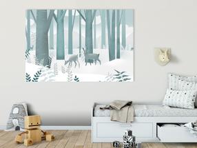 Reprodukcija Artgeist Fairy-Tale Forest, e-a-10002-b-a, 120 cm x 80 cm