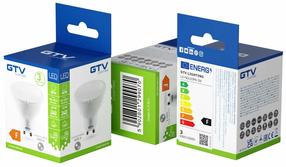 Lemputė GTV LD-NGU10PN-3W LED, GU10, 4000 °K, GU10, 2.5 W, 240 lm